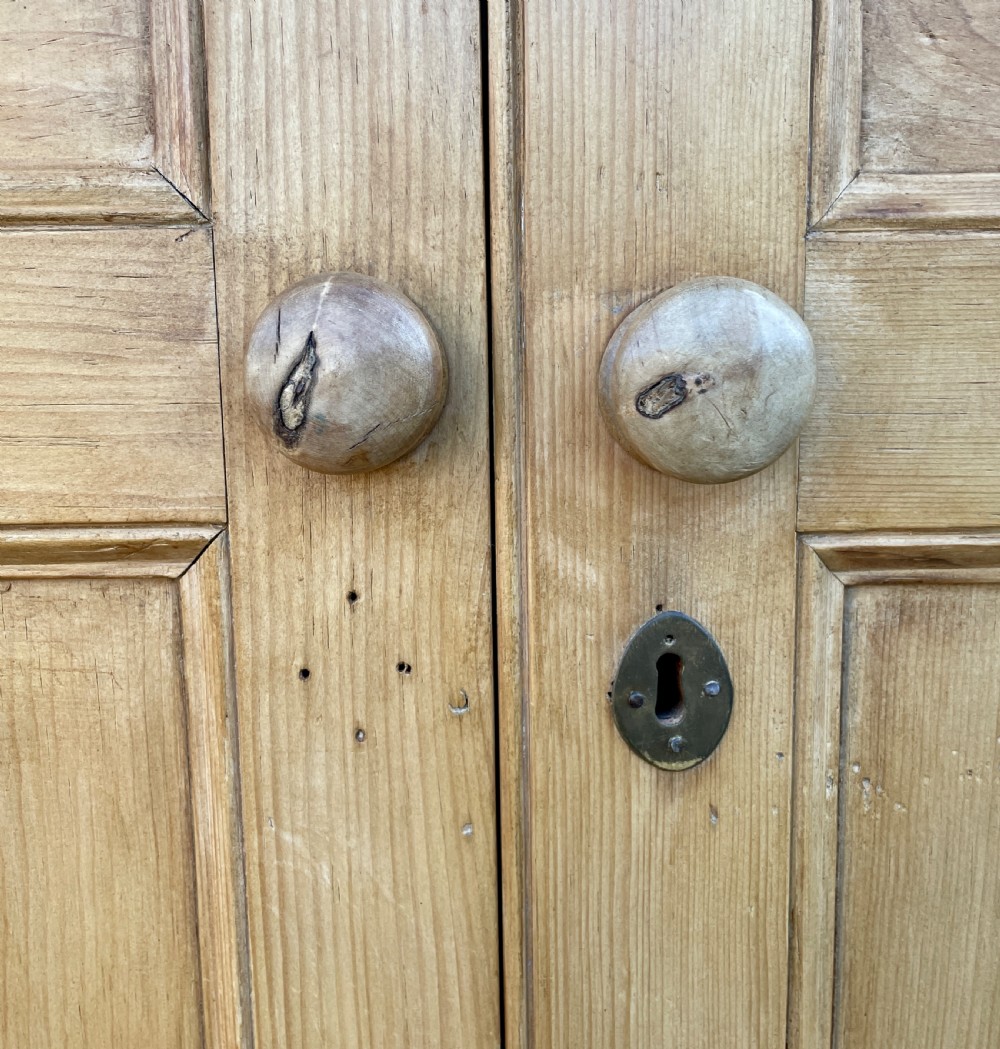 Antique Pine Housekeepers Cupboard View XII