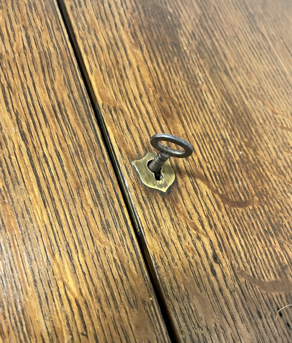 Antique Oak Stationery Cabinet View IX