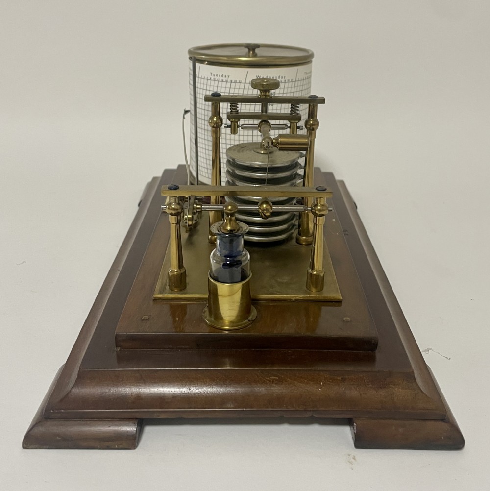 Antique Mahogany Barograph by J.Lizars View VIII