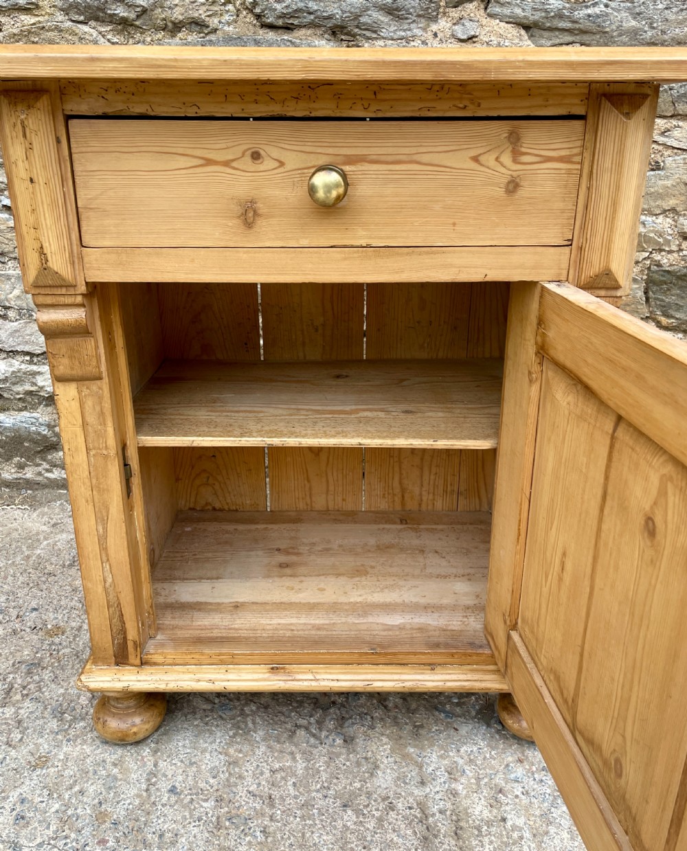 Antique Pine Cupboard View X