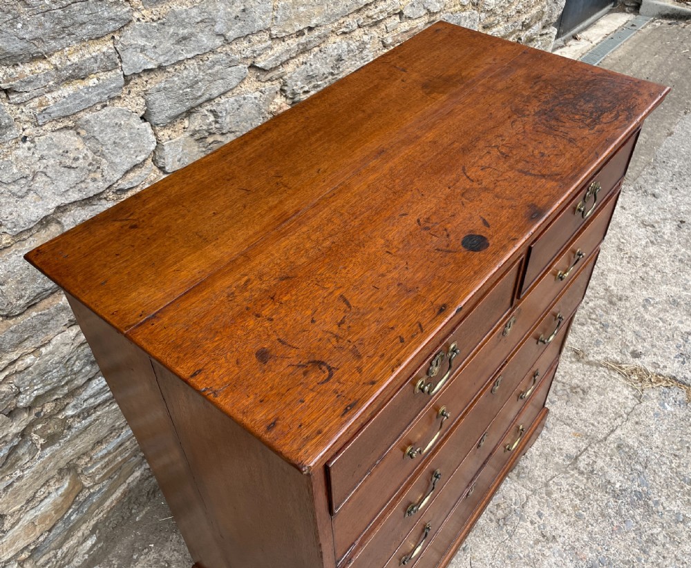 Large Georgian Oak Chest of Drawers View IX