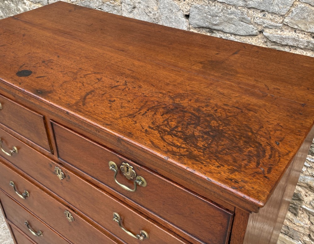Large Georgian Oak Chest of Drawers View XI