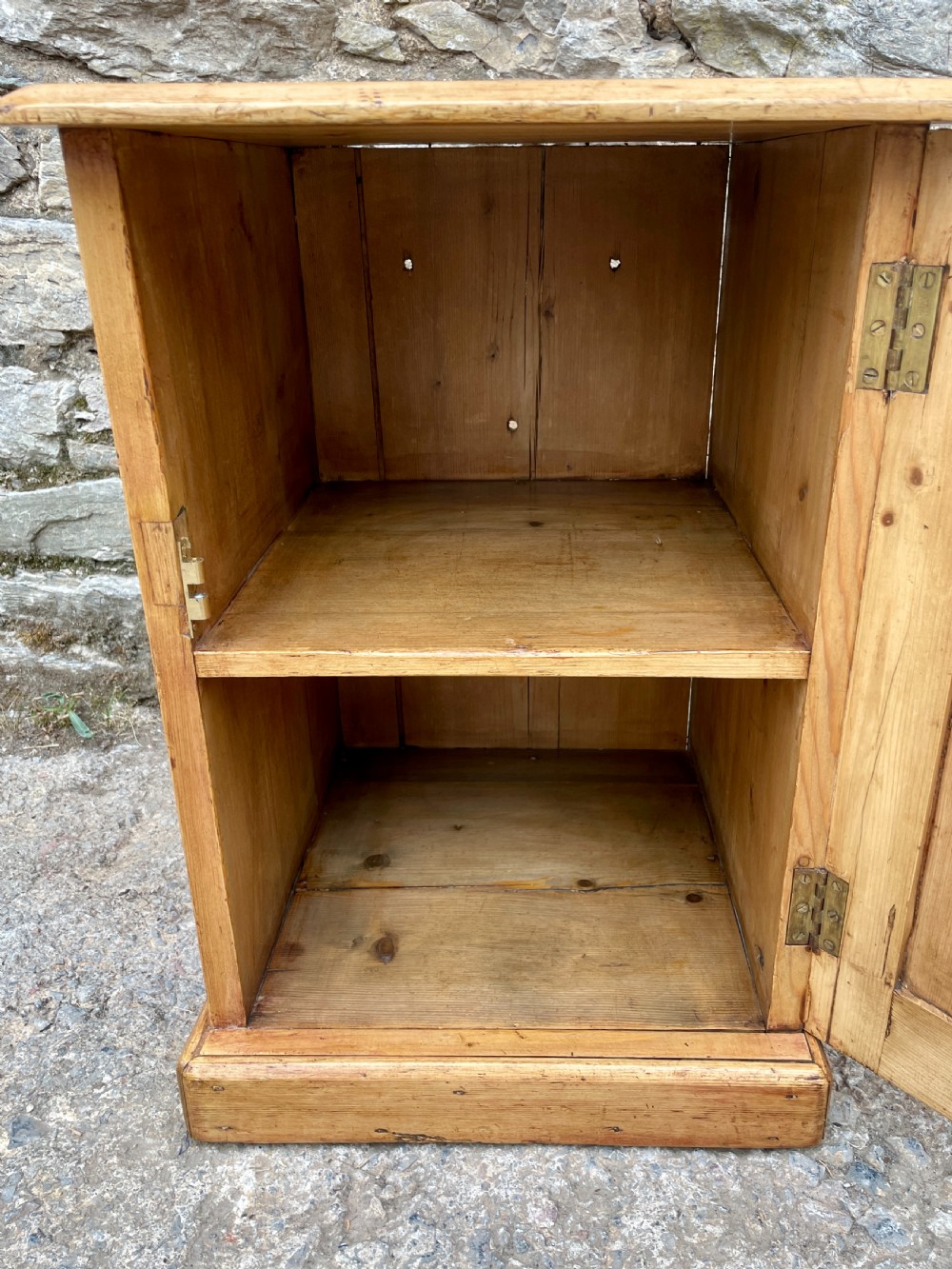 Small Antique Pine Cupboard View V