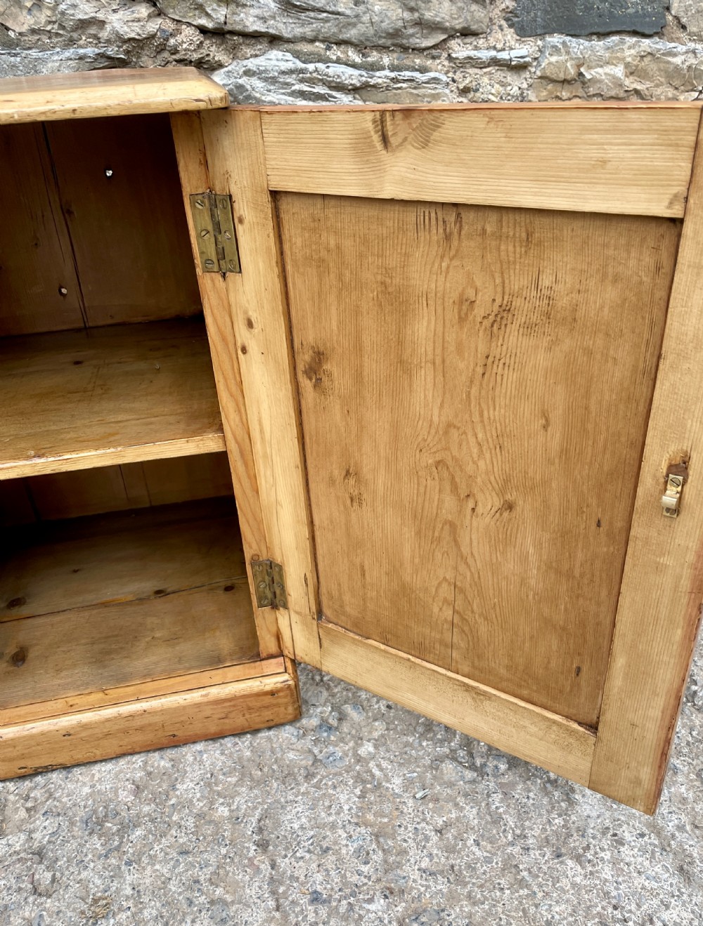 Small Antique Pine Cupboard View VI