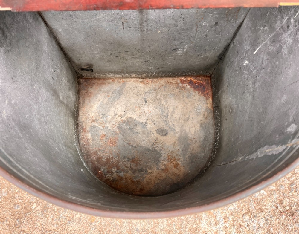 Antique Toleware Tea Bin View XI