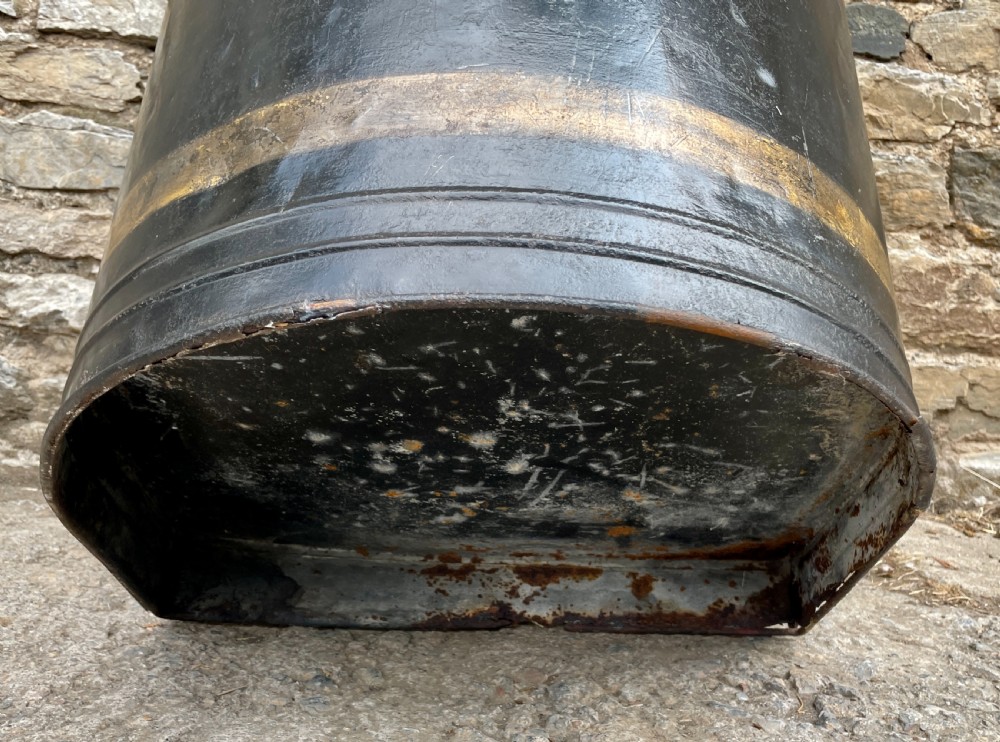 Antique Toleware Tea Bin View XV