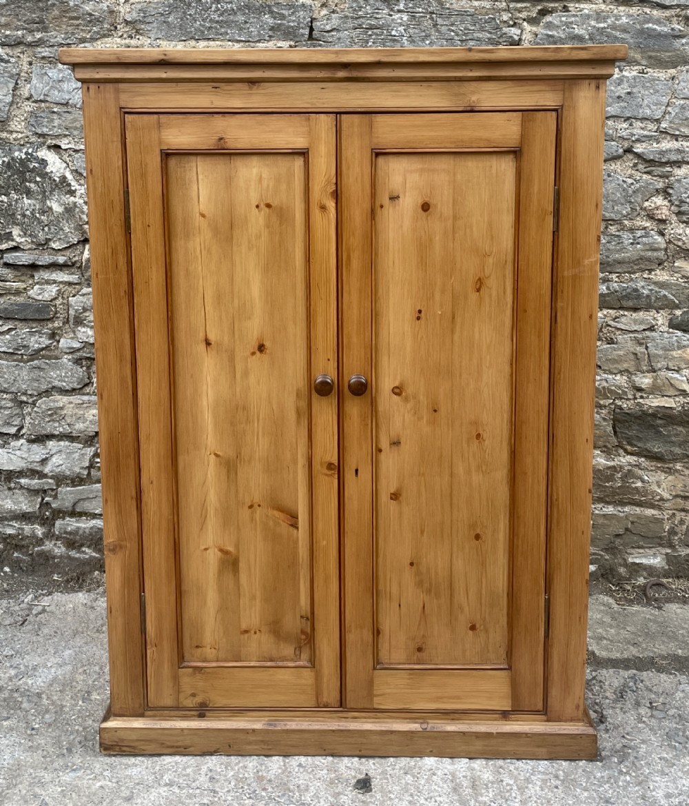 Antique Stripped Pine Cupboard