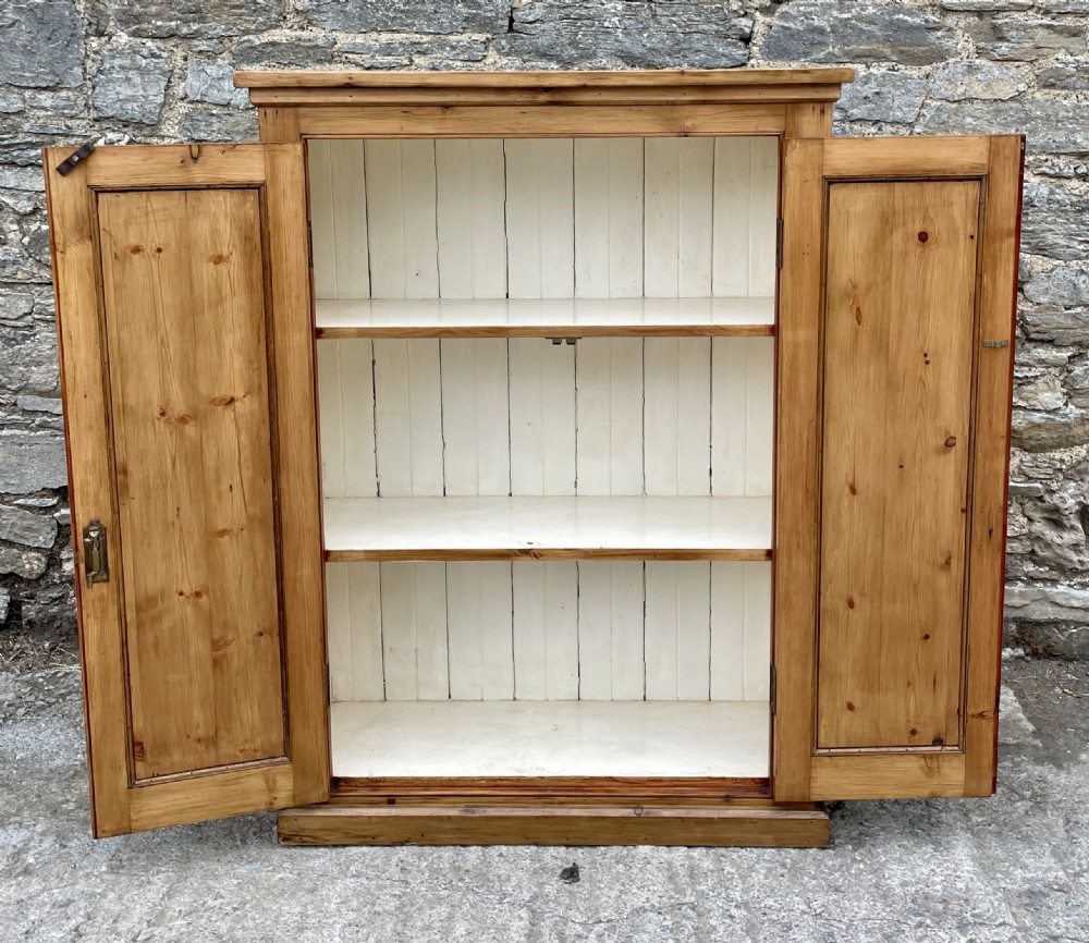 Antique Stripped Pine Cupboard View XIV