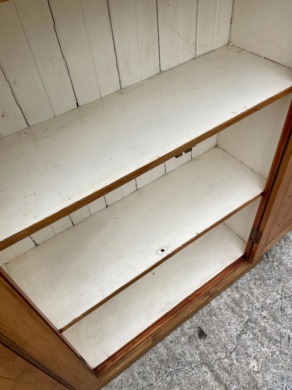Antique Stripped Pine Cupboard View XVI