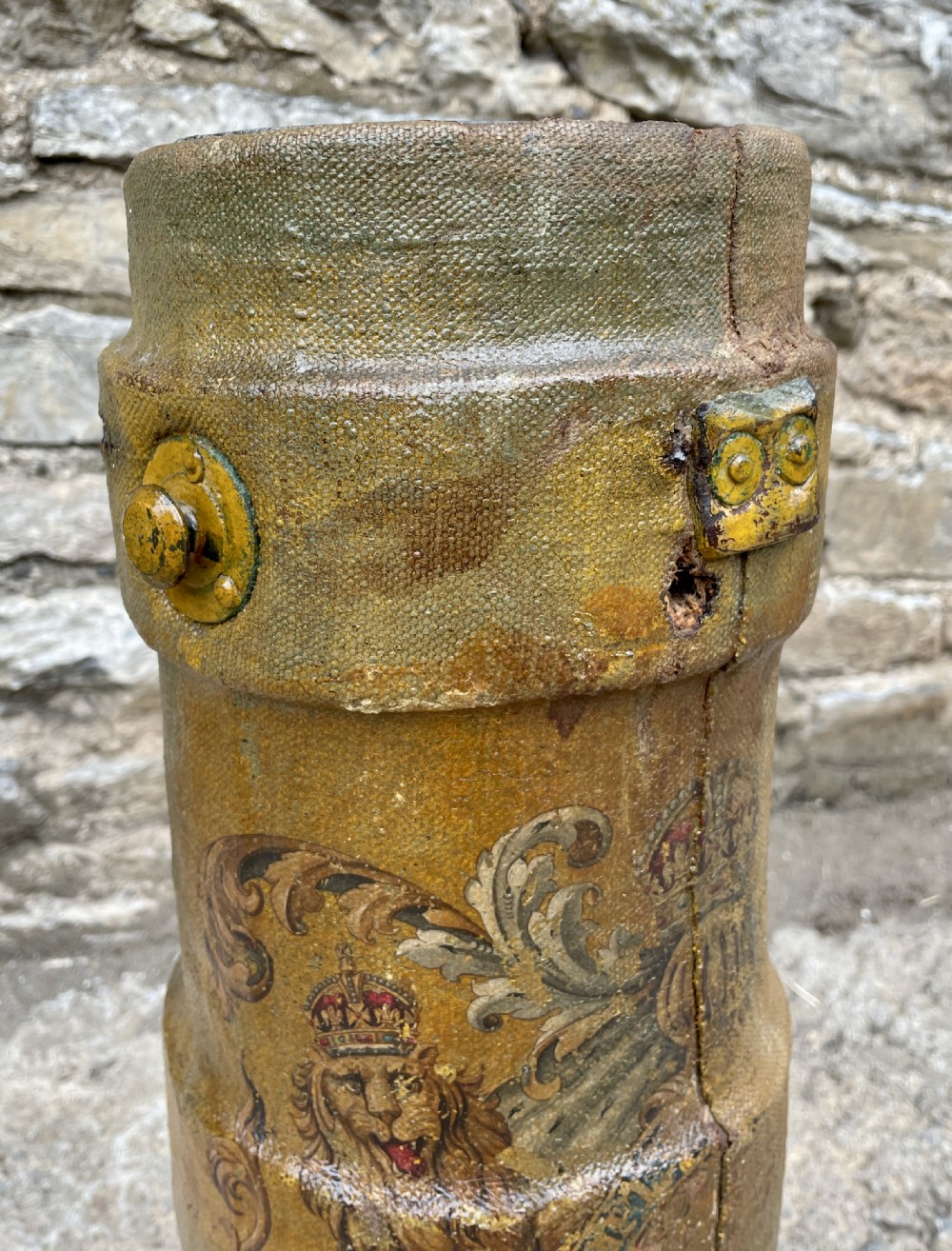 WWI Military Cordite Shell Case View VII