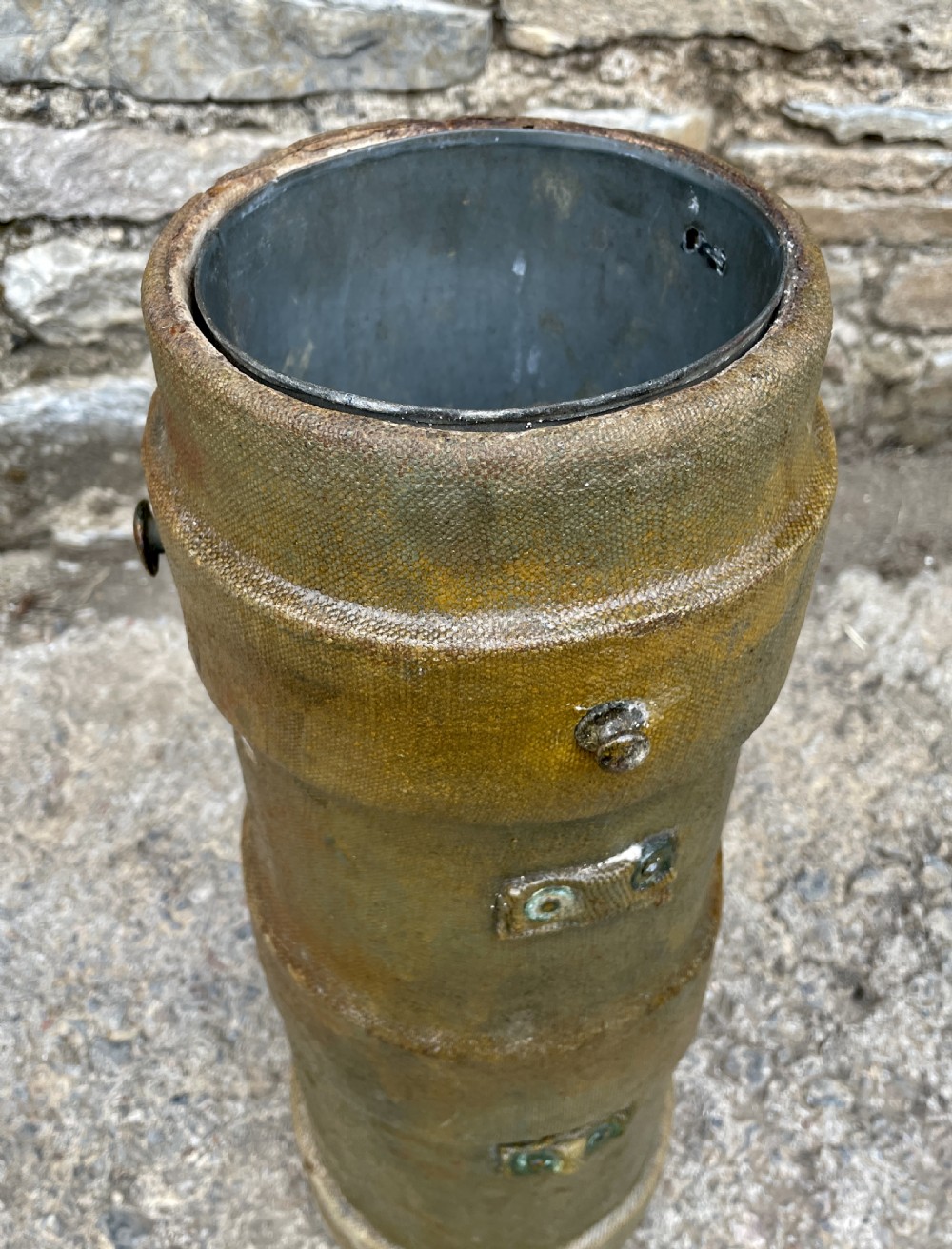 WWI Military Cordite Shell Case View XI