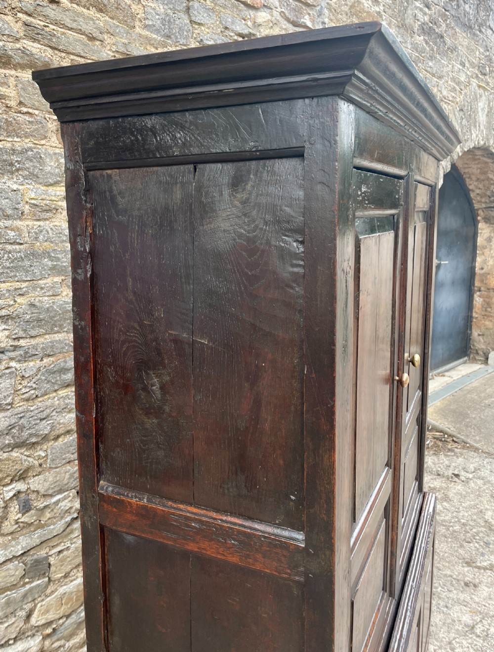 Early 18th Century Oak Livery Cupboard View XXX