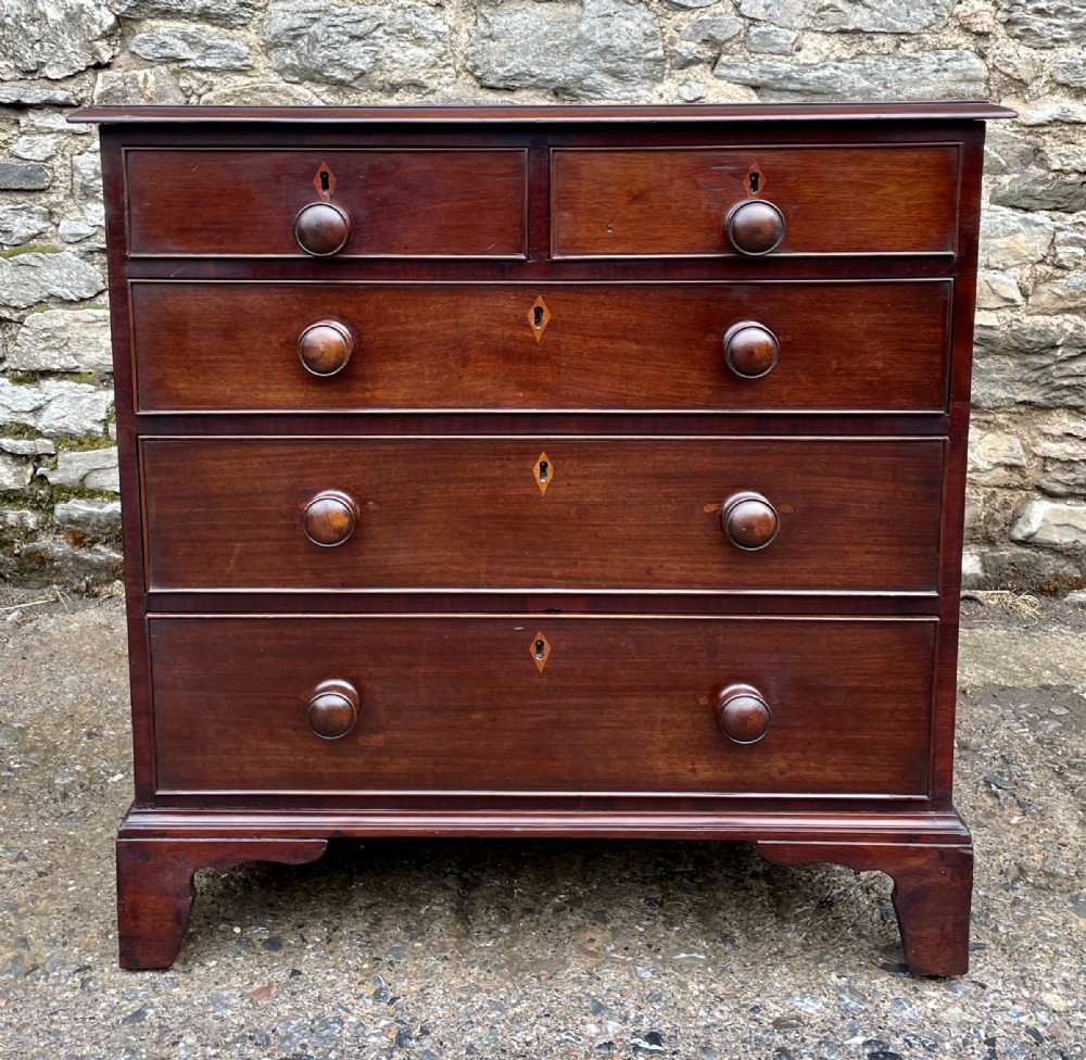 Small Georgian Mahogany Chest of Drawers