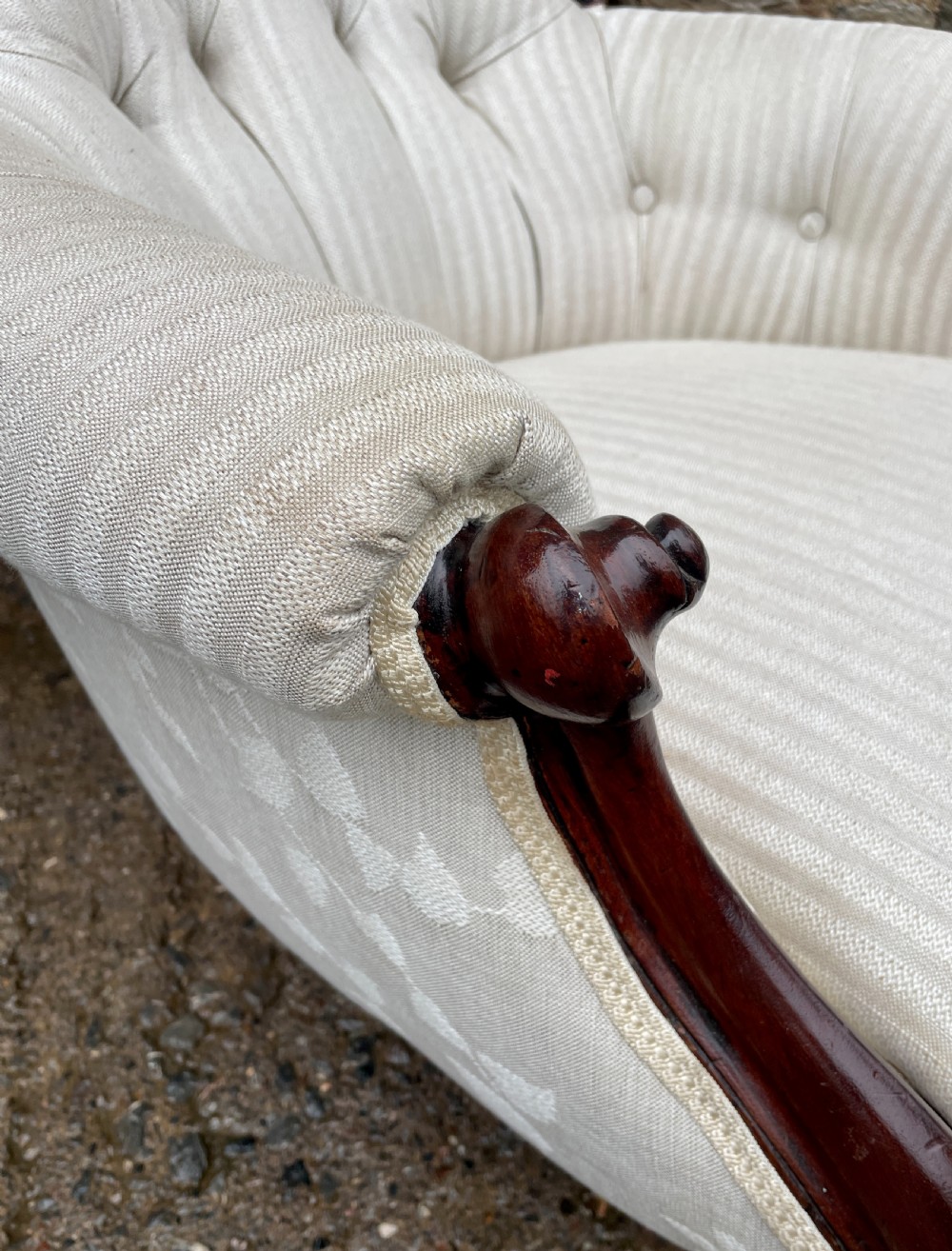 Victorian Mahogany Framed Armchair View VIII