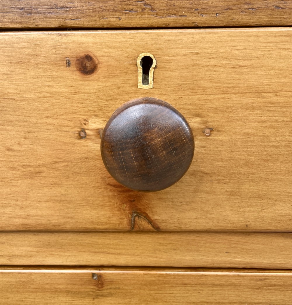Antique Stripped Pine Chest of Drawers View XIII