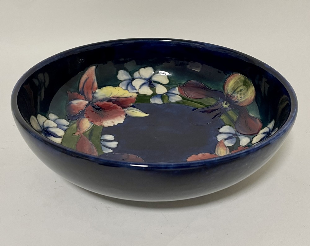 Large Moorcroft Orchid Bowl