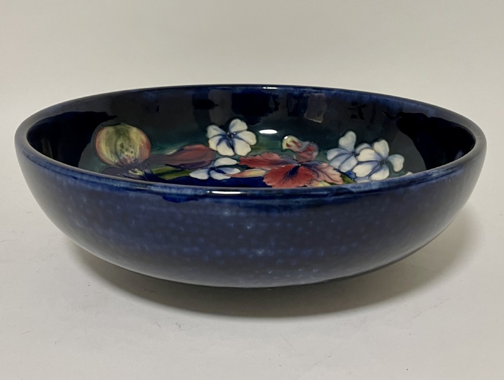 Large Moorcroft Orchid Bowl View VII