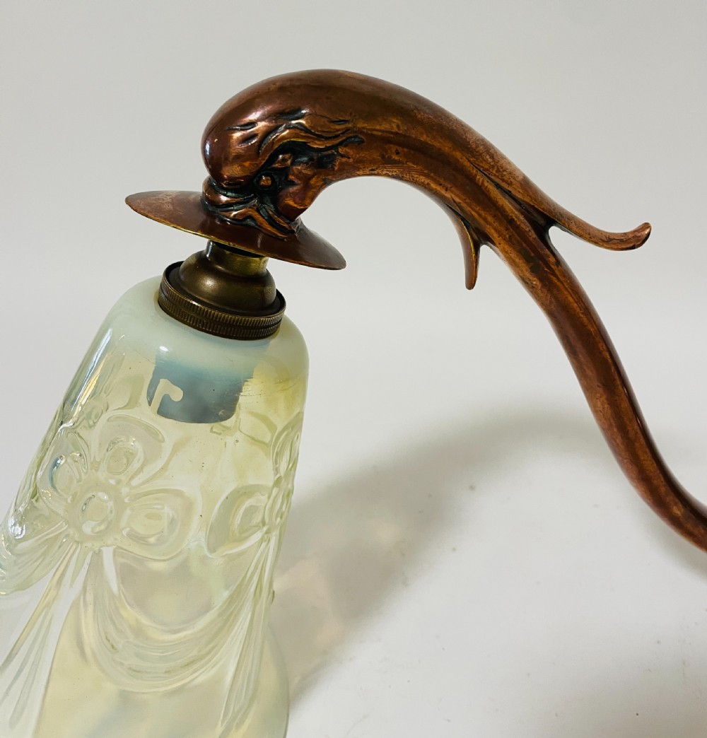 Art Nouveau Copper Wall Light View VIII