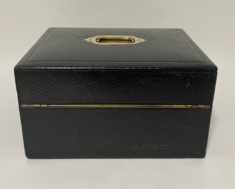 Victorian Leather Writing Box View V