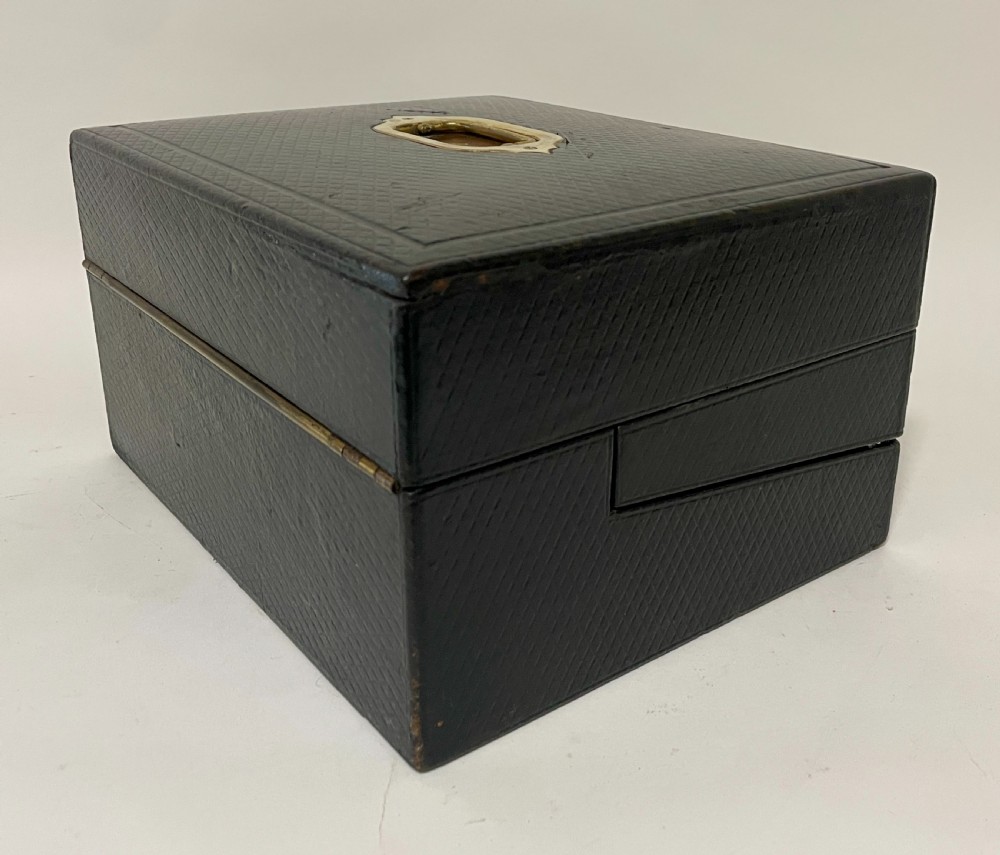 Victorian Leather Writing Box View VII