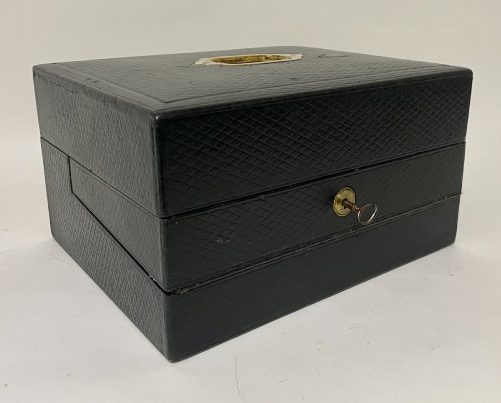 Victorian Leather Writing Box View XI