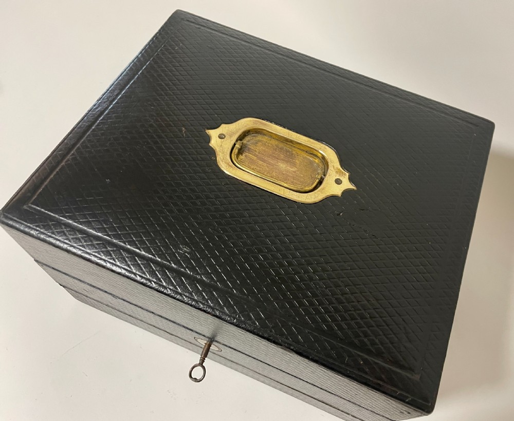Victorian Leather Writing Box View XII