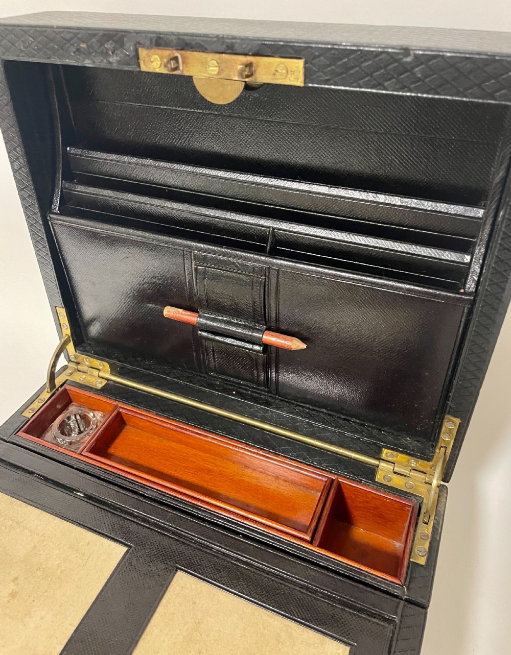 Victorian Leather Writing Box View XIV