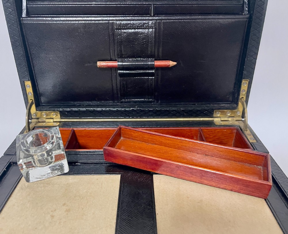 Victorian Leather Writing Box View XVIII