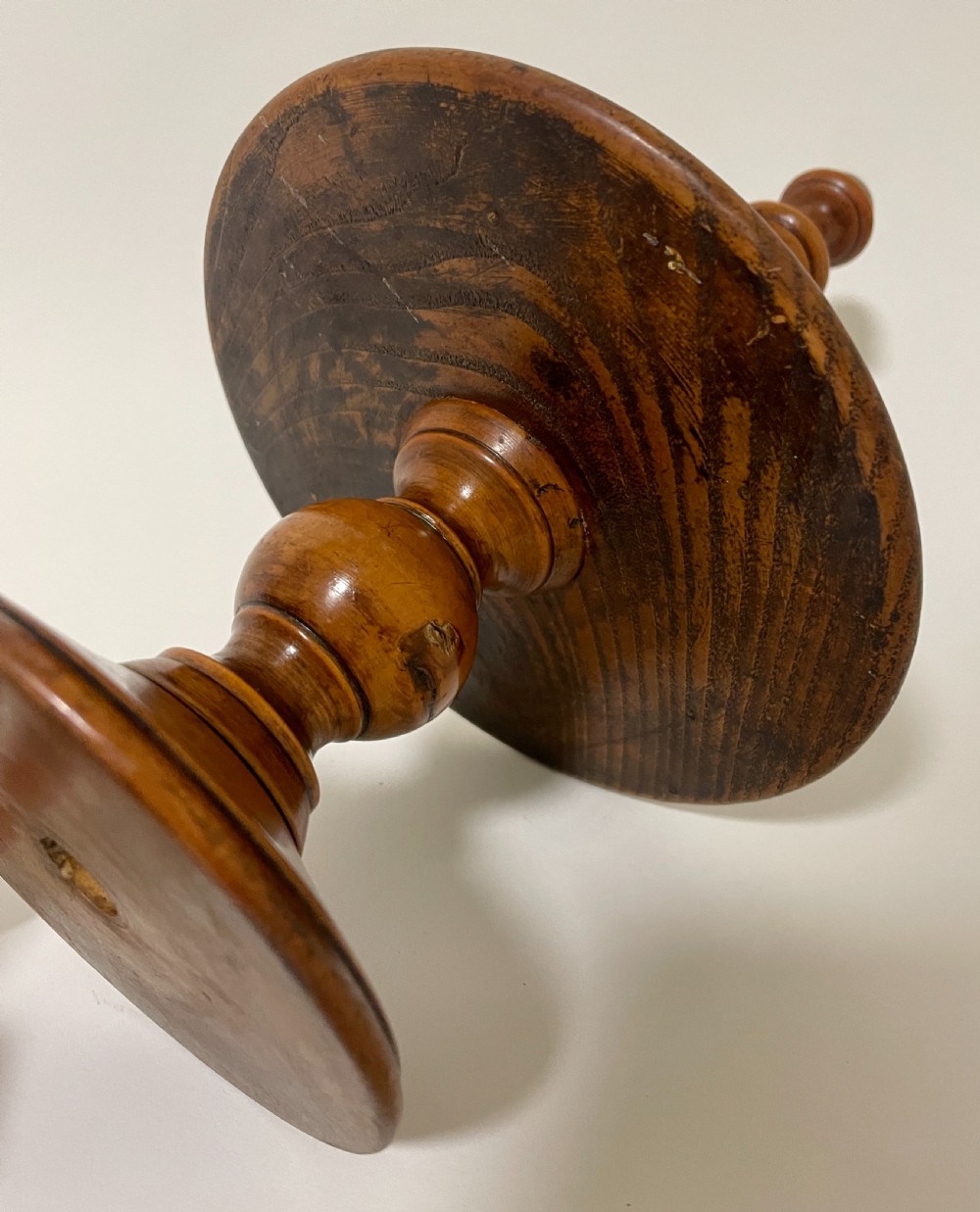 Antique Treen Egg Cup Set View XVII