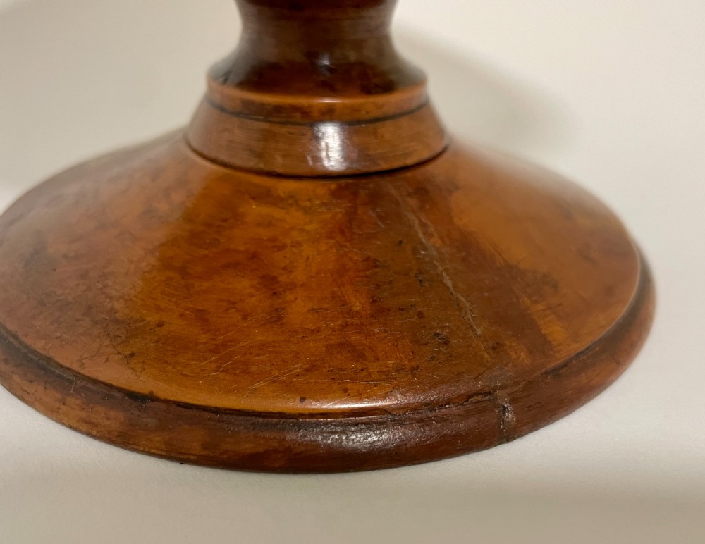 Antique Treen Egg Cup Set View XIX