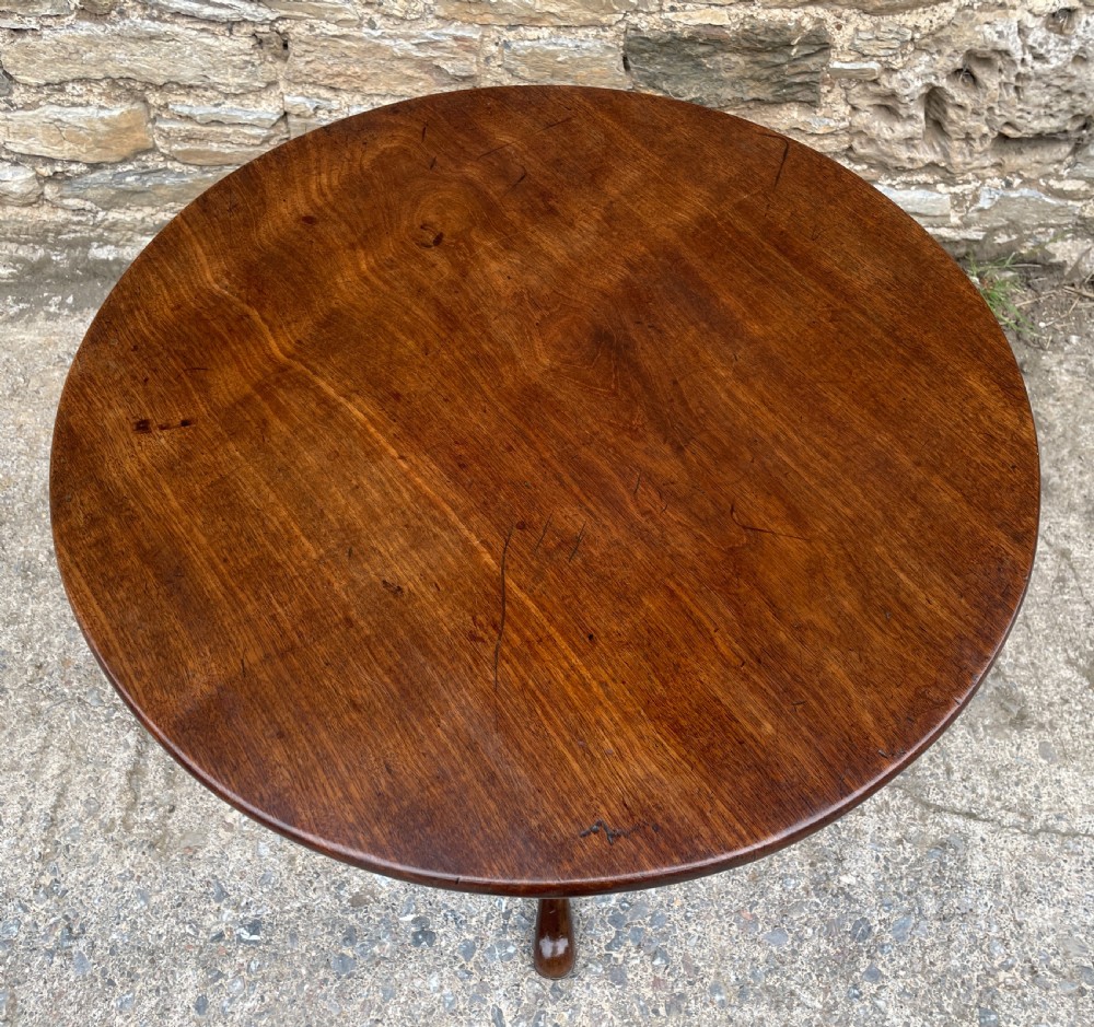 Georgian Mahogany Tilt Top Occasional Table View XXII