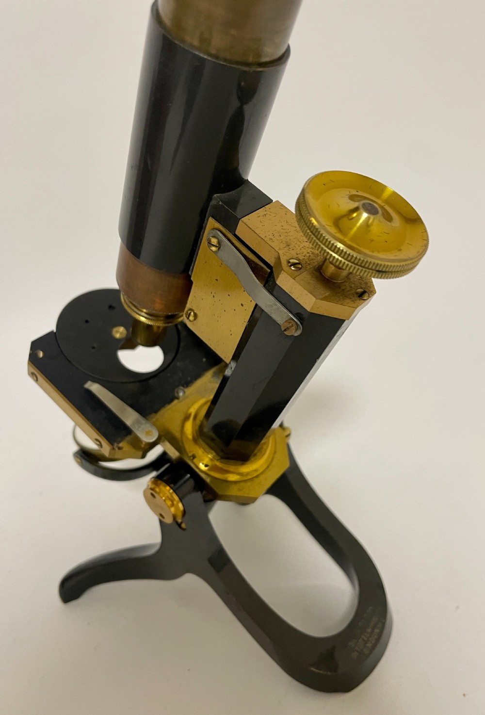 Victorian Microscope in Box by Swift and Son View XI