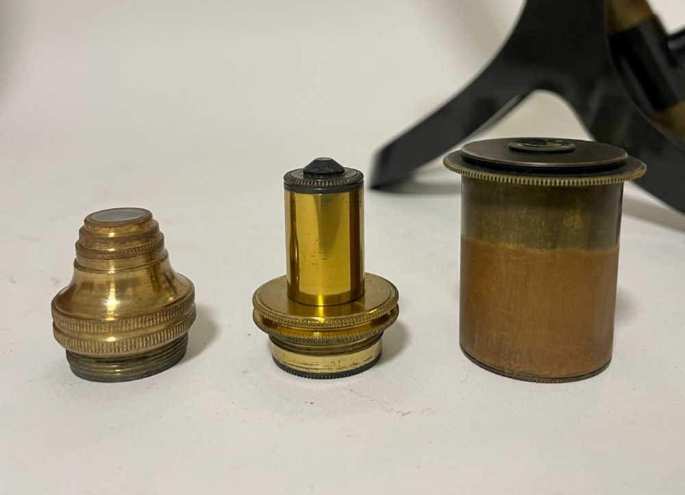 Victorian Microscope in Box by Swift and Son View XIV