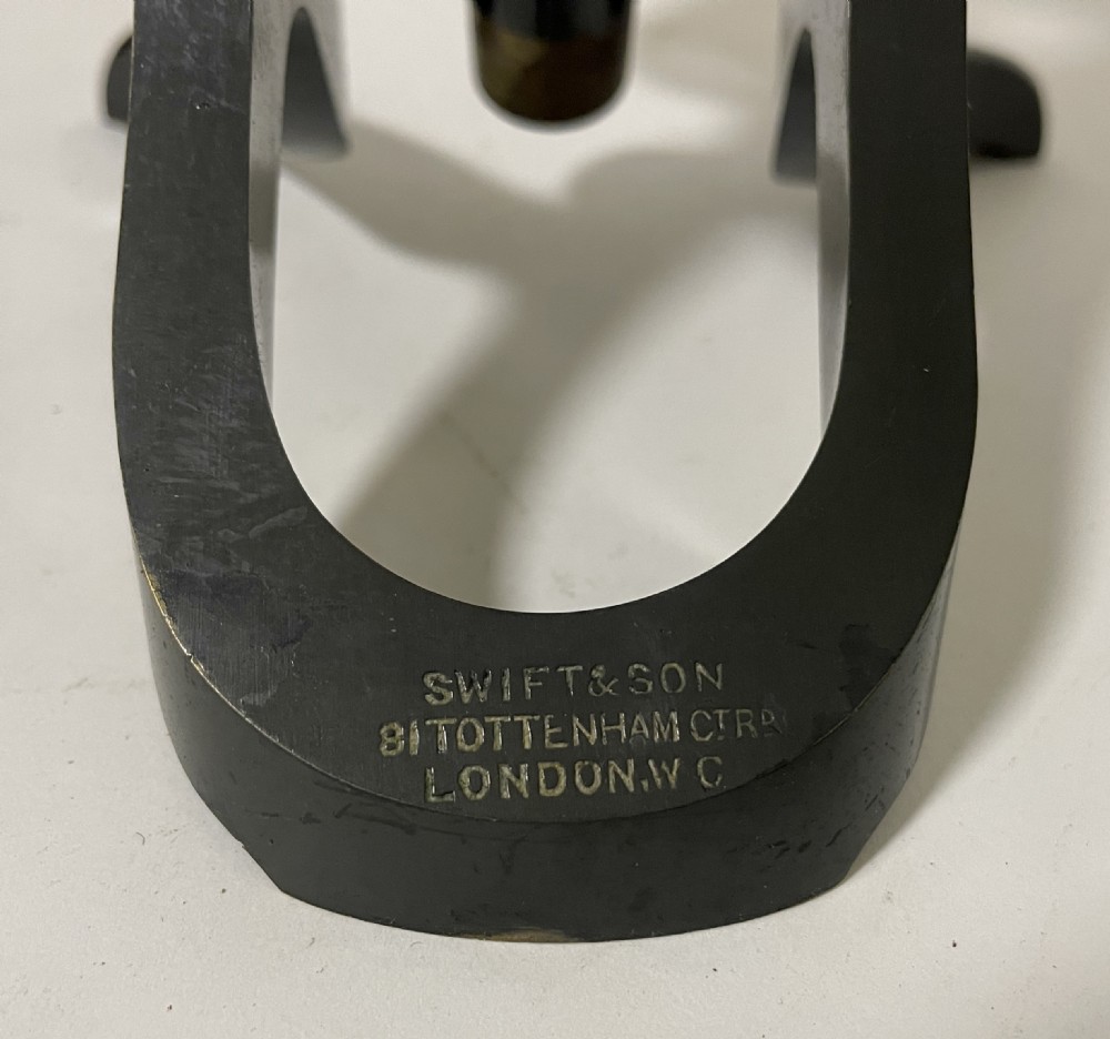 Victorian Microscope in Box by Swift and Son View XVIII