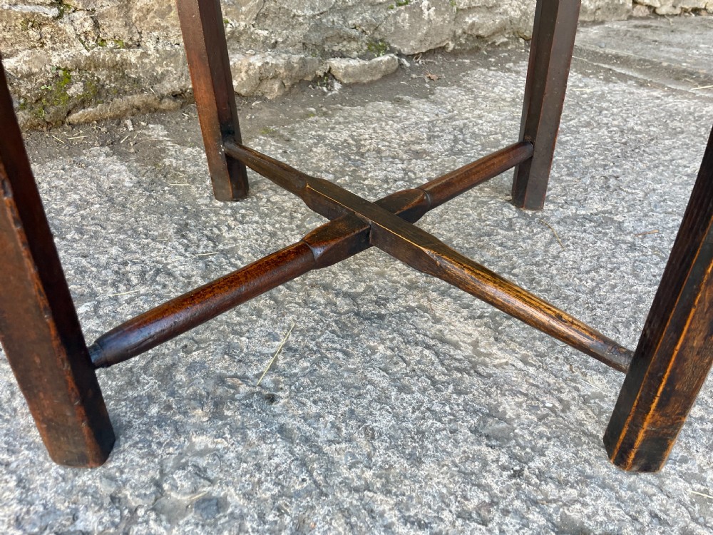 Georgian Elm and Oak Country Corner Chair View XVI