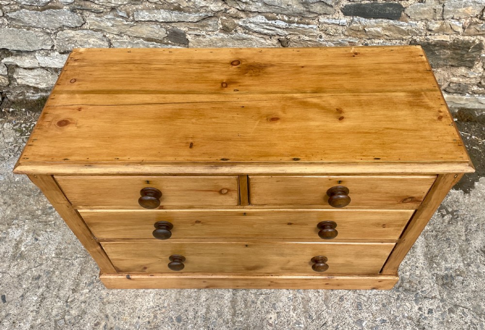 Antique Stripped Pine Chest of Drawers View IV