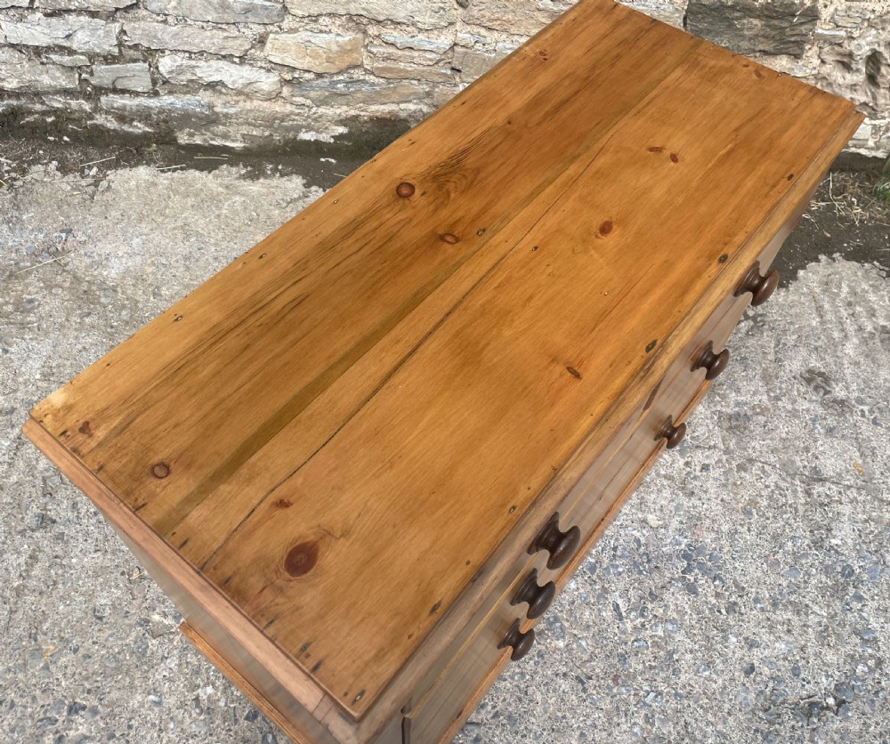 Antique Stripped Pine Chest of Drawers View IX