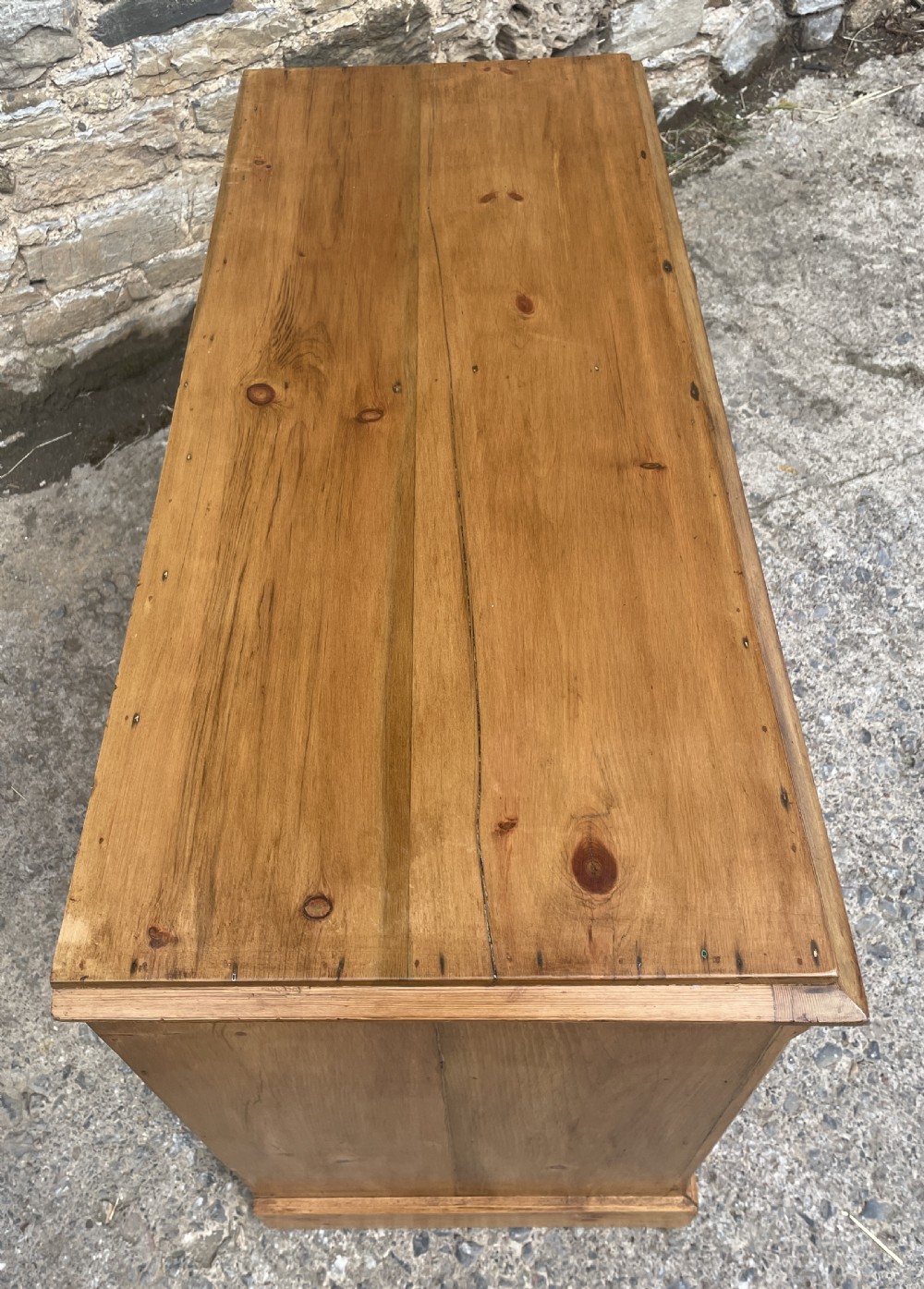Antique Stripped Pine Chest of Drawers View XV