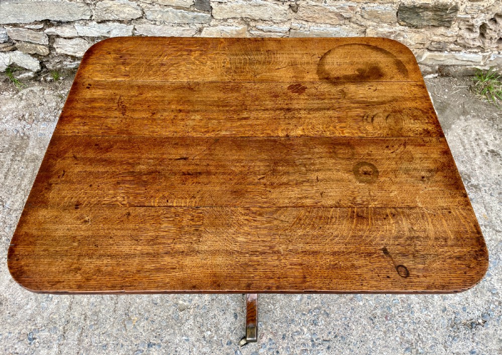 Georgian Oak Tilt Top Breakfast Table View X