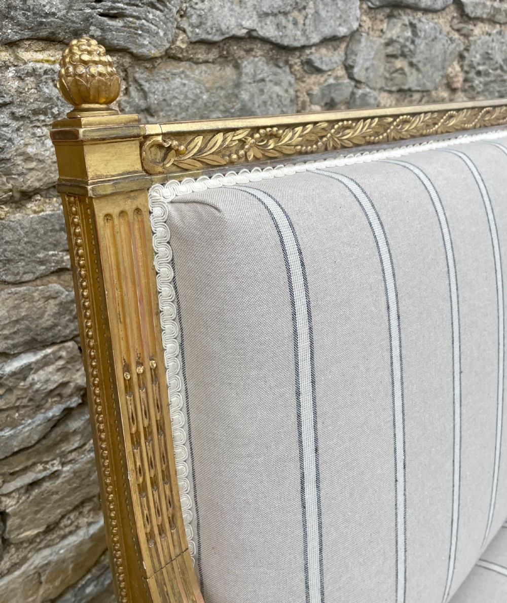 Antique French Giltwood Settee View XIII