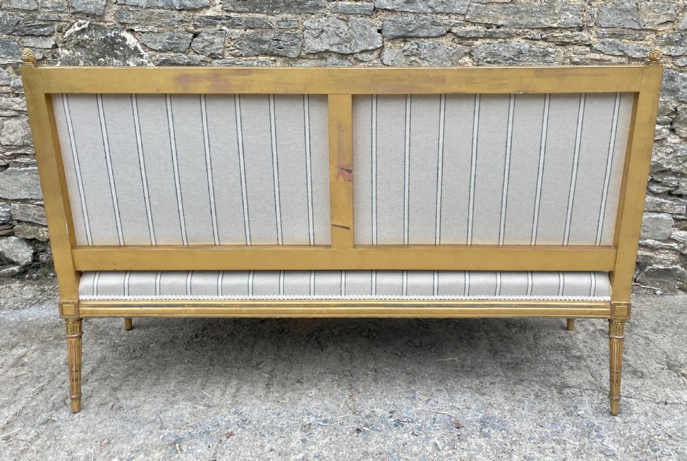 Antique French Giltwood Settee View XX