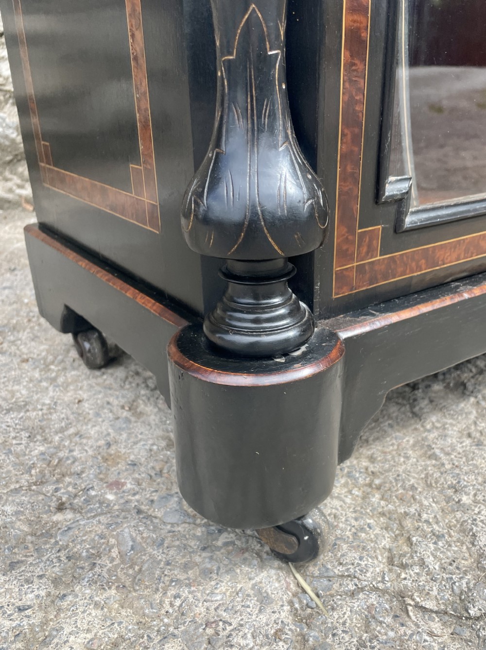 Victorian Aesthetic Style Ebonised Music Cabinet View XXIX