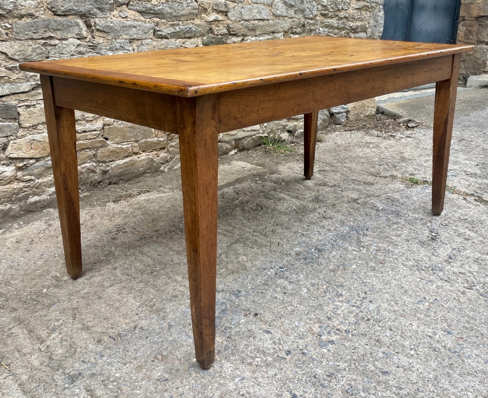 Antique French Farmhouse Dining Table View IV
