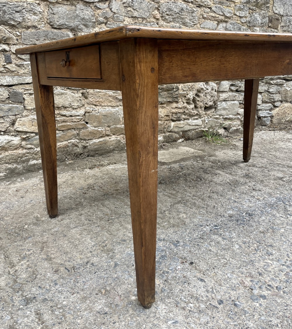 Antique French Farmhouse Dining Table View VI