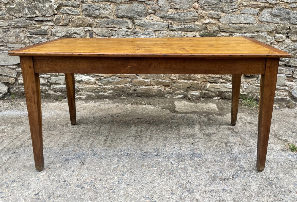 Antique French Farmhouse Dining Table View XI