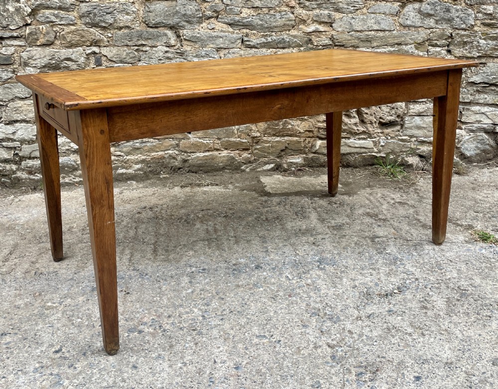 Antique French Farmhouse Dining Table View XVI