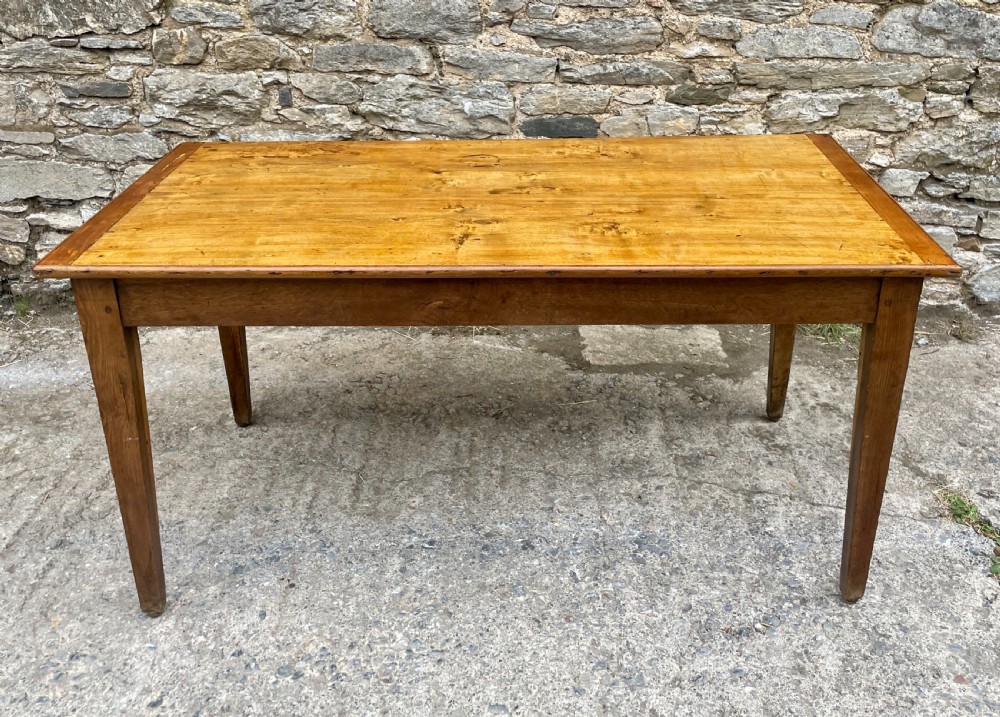 Antique French Farmhouse Dining Table View XVII