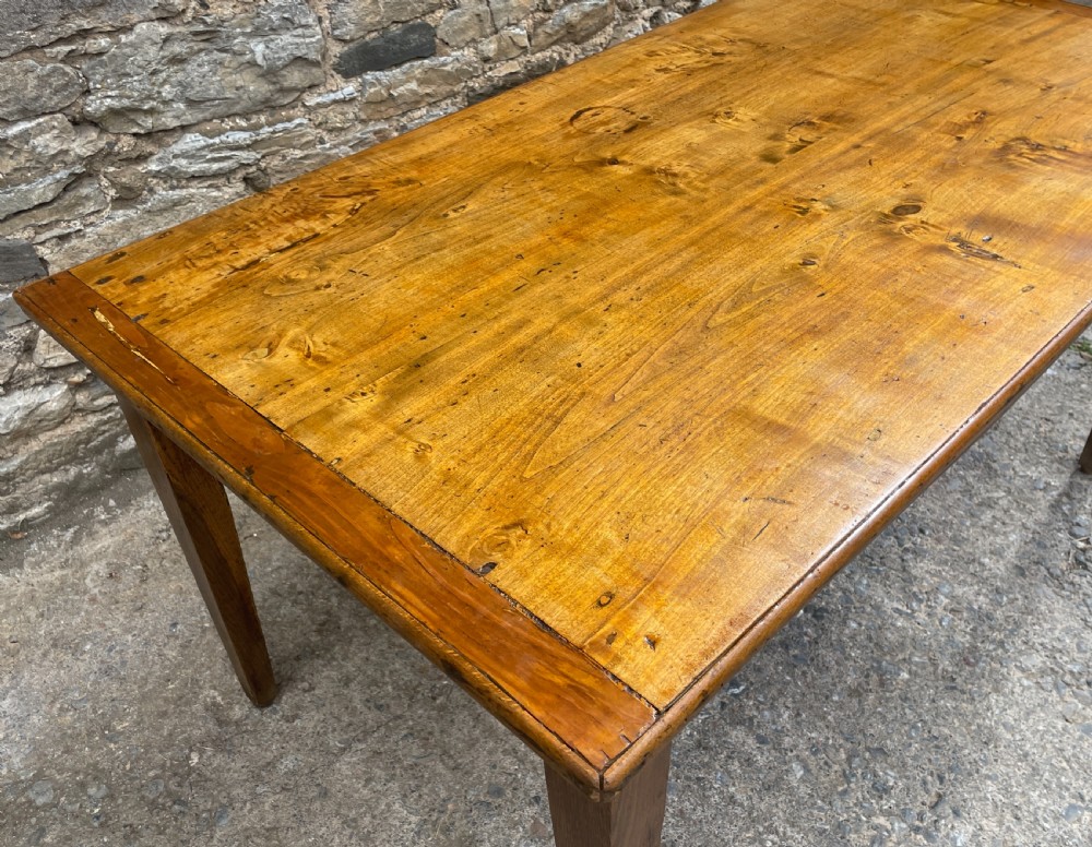 Antique French Farmhouse Dining Table View XVIII
