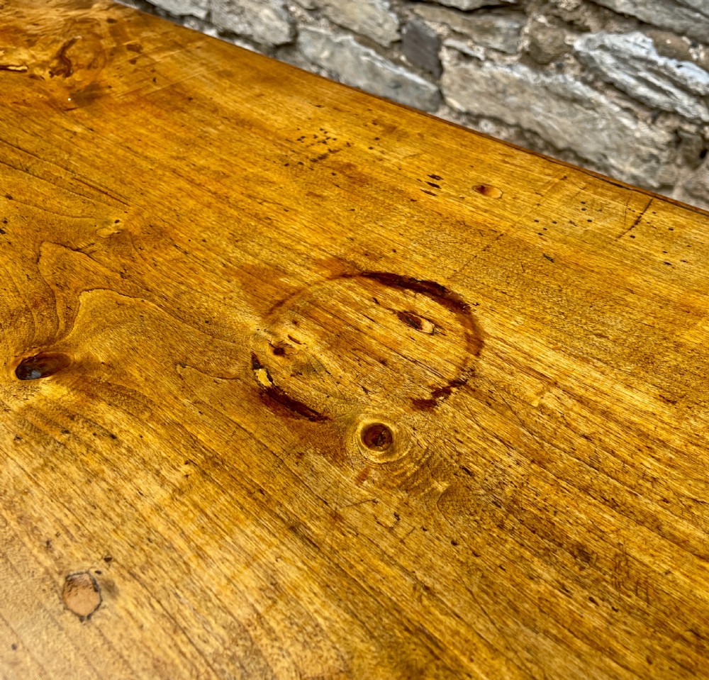 Antique French Farmhouse Dining Table View XIX