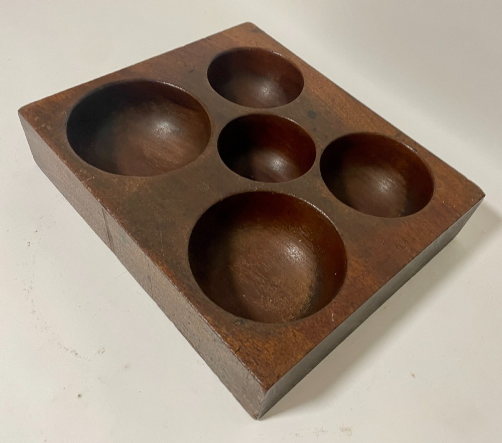 Antique Wooden Coin Tray View VIII